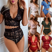 Sexy Lace Two-piece Lingerie Set