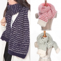 Fresh Style Knitted Couple Scarf