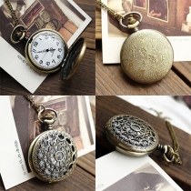 Retro Style Hollow Out Cobweb Pocket Watch