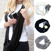 Fashion Solid Color Multifunction Scarf