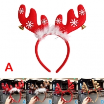 Cute Style Antlers Shaped Hair Band with Bell