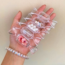 Creative Style Candy Shaped Accessories Transparent Storage Box-5/set