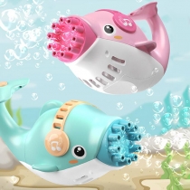 Electric Dolphin Bubble Machine Toy for Children