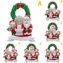 Cute Style Santa Claus Family DIY Decoration