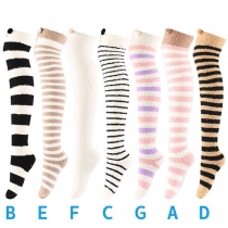 Fashion Stripe Pattern Warm Over-the-knee Socks