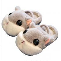 Cute Hamster Warm Funny Cotton Slippers