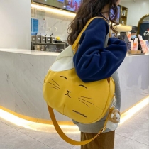 Cute Cartoon Funny Laughing Cat Messenger Bag Shoulder Bag