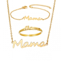 Fashion Mama Pendant Necklace/Bracelet/Ring-Gift for Mother's Day/Birthday's Day