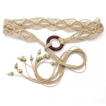 Bohemia Style O-ring Braid Belt