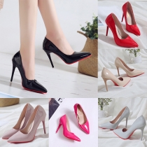 Elegant Pointed-toe High-heeled Shoes