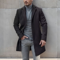 Men's Mid-Length Trench Coat