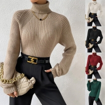 Fashion Turtleneck Long Sleeve Sweater