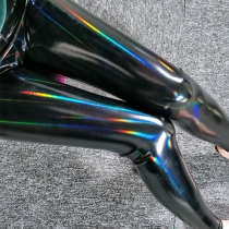 High-Shine Stretch Fit Pants