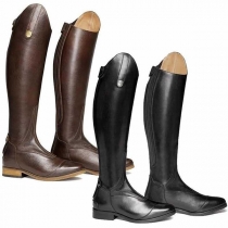 Chunky Round-Toe Over-The-Knee Boots with Side Zip